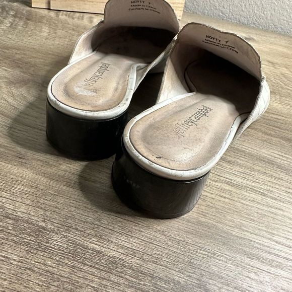 Jeffrey Campbell White Novit Pointed Toe Mules Size 7 - Picture 8 of 13